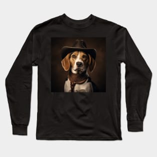 Cowboy Dog - Beagle Long Sleeve T-Shirt